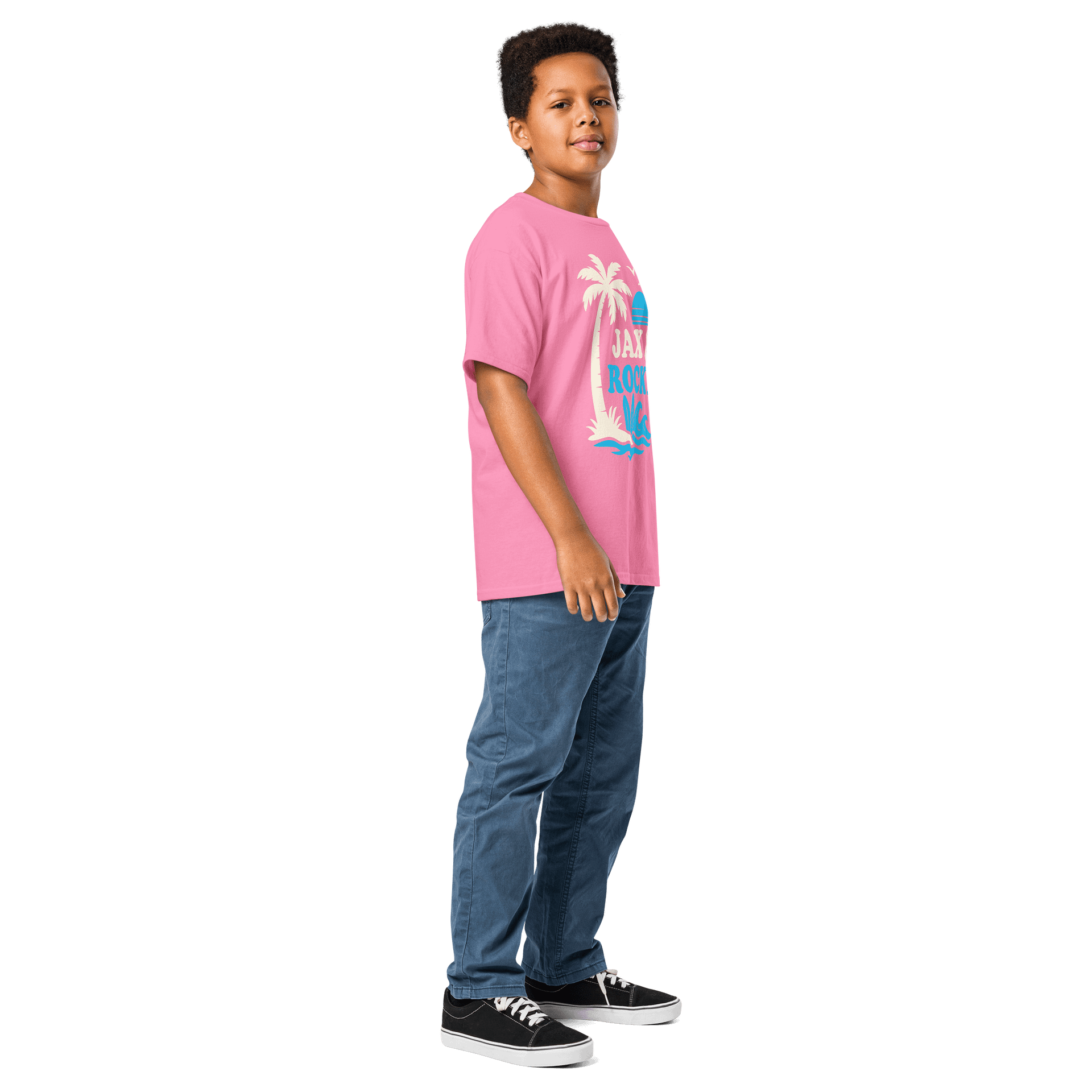 JAX & ROCKY Palm Tree Wave Youth Tee product image (5)