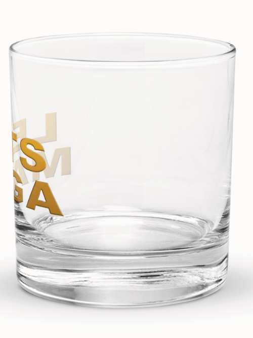 Golden 'LETS MAGA' Rocks Glass product image (2)