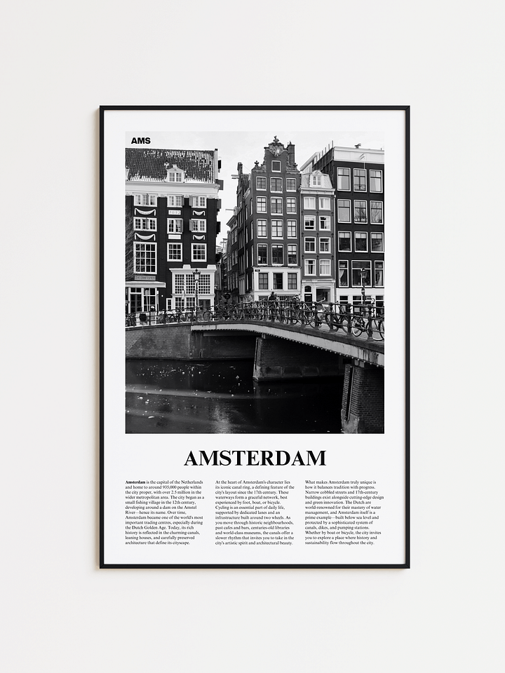Amsterdam 03 Newspaper Poster product image (1)
