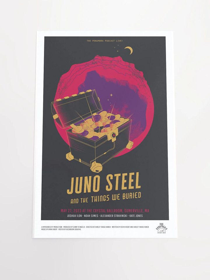 Juno Steel and the Things We Buried LIVE Show Poster product image (1)