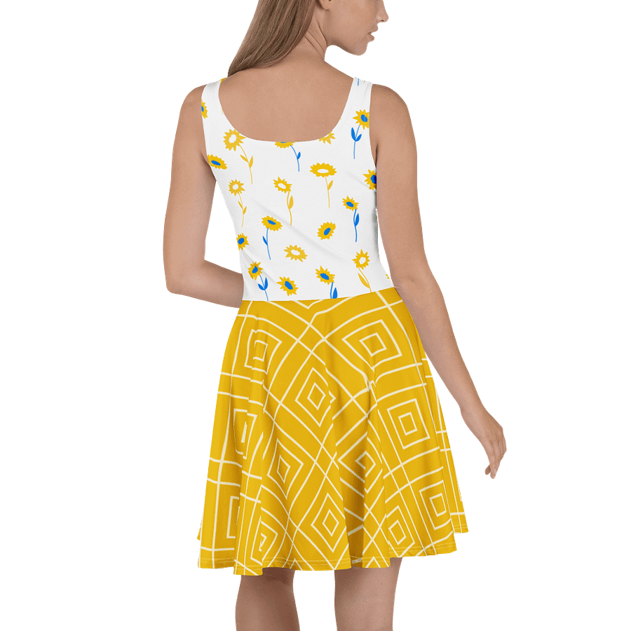 Zabu Sunflower Bliss Skater Dress product image (4)