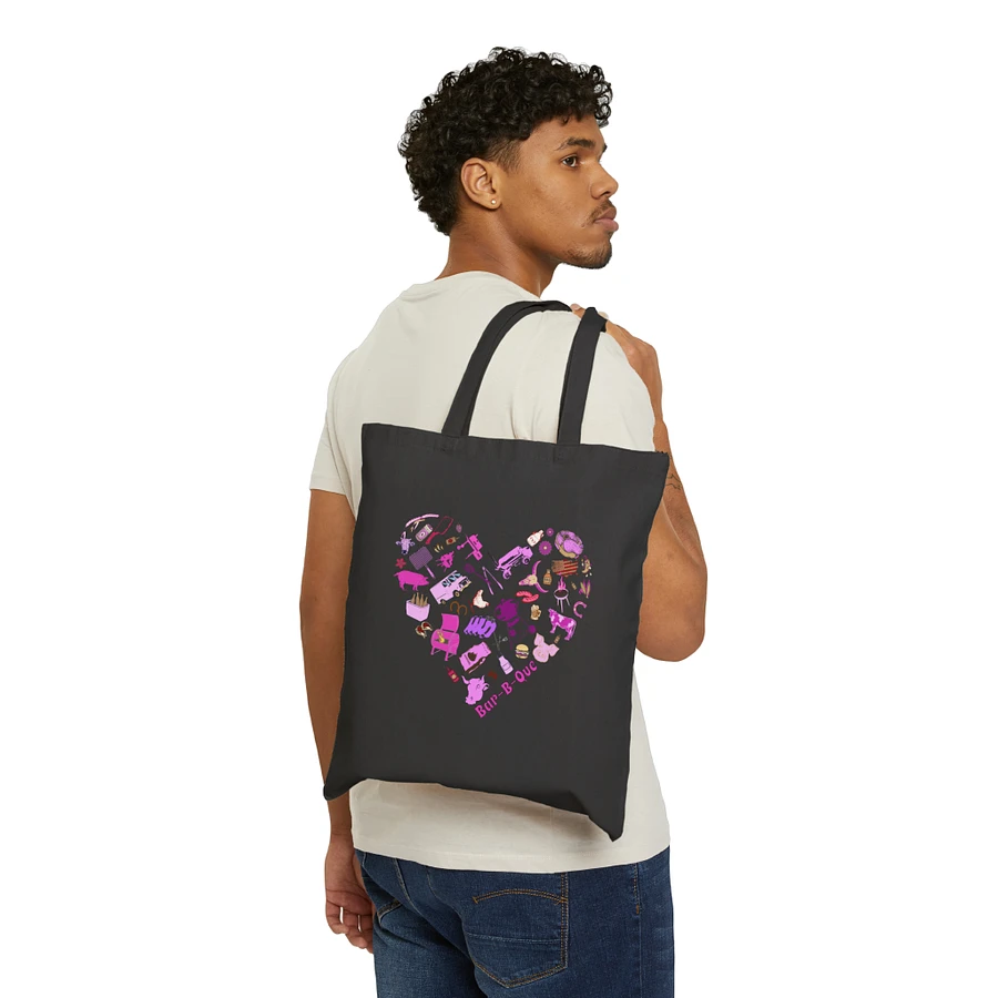 I Heart BBQ Tote Bag - 1 side print product image (3)