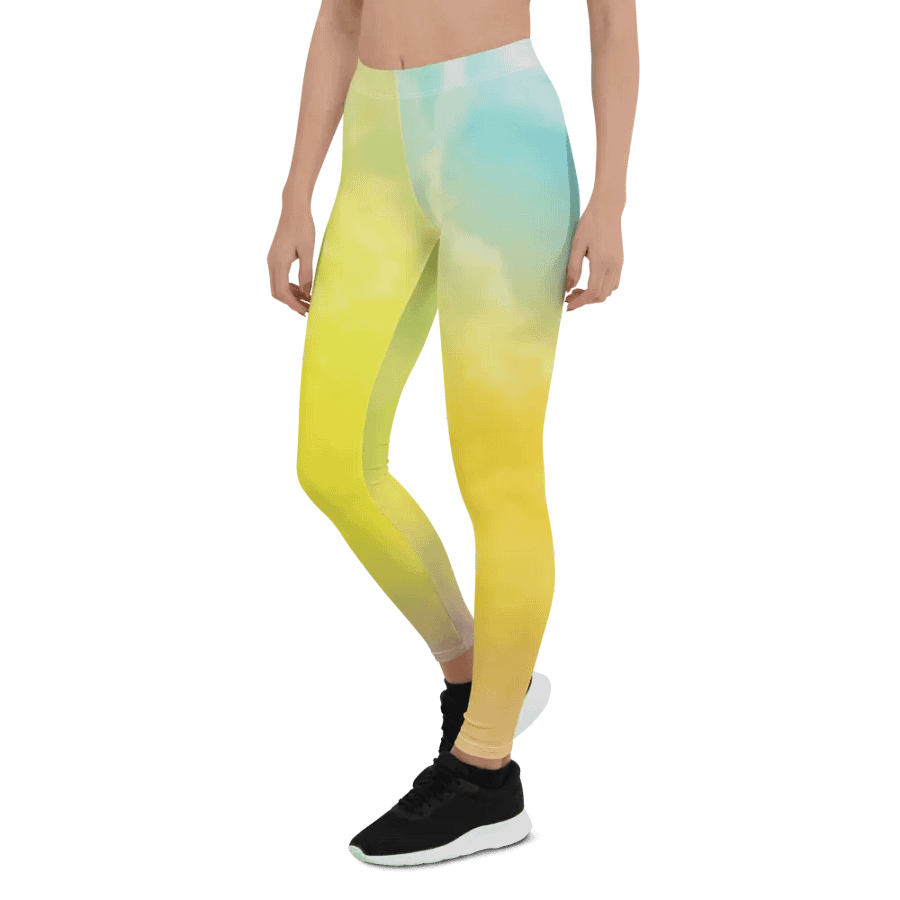 Blur cloud rainbow Design Legging - V9 product image (6)