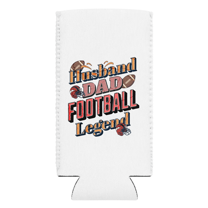 Husband Dad Football Legend Coozie Can Cooler product image (2)