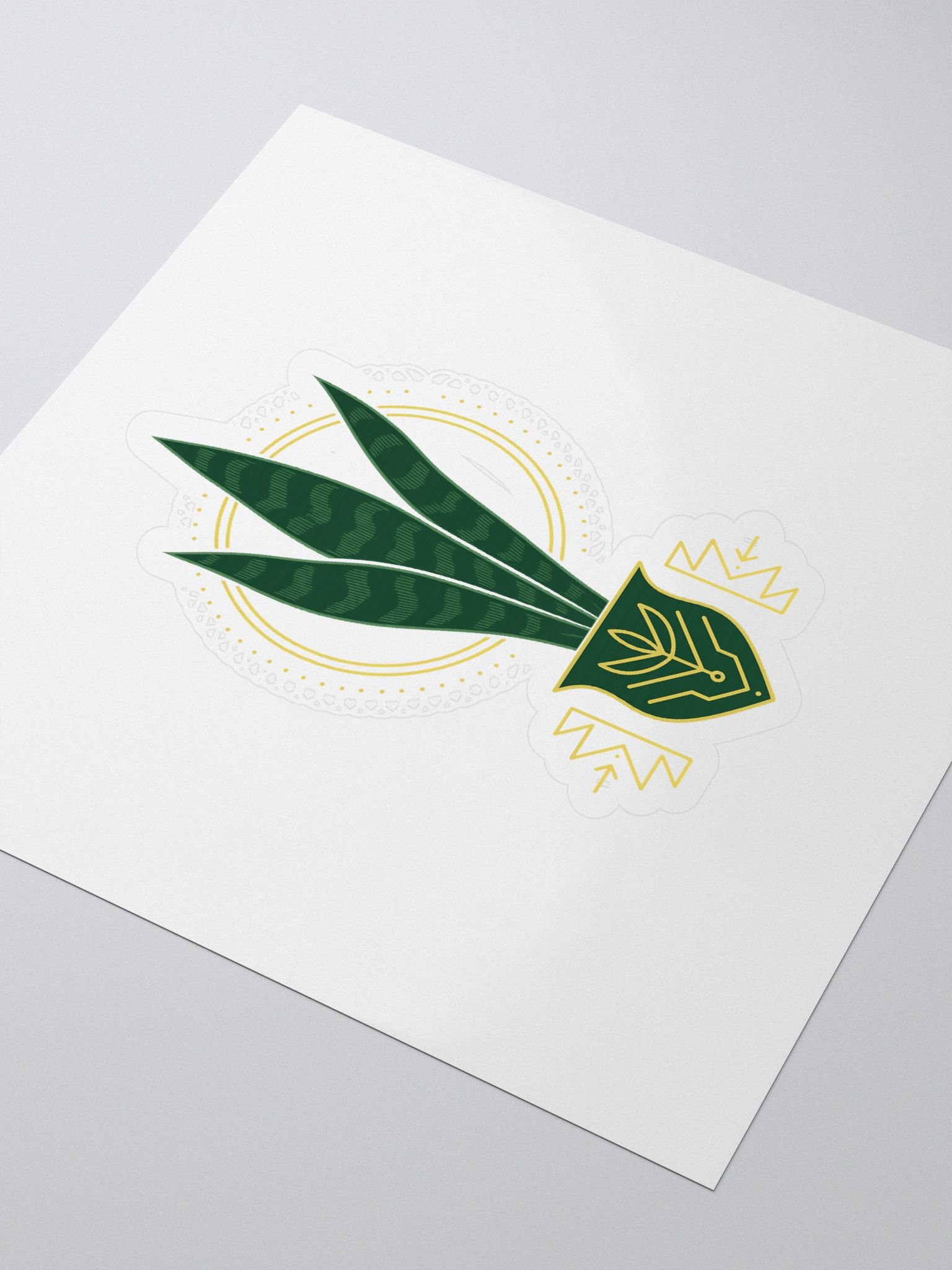 Snake Plant cutout sticker product image (3)