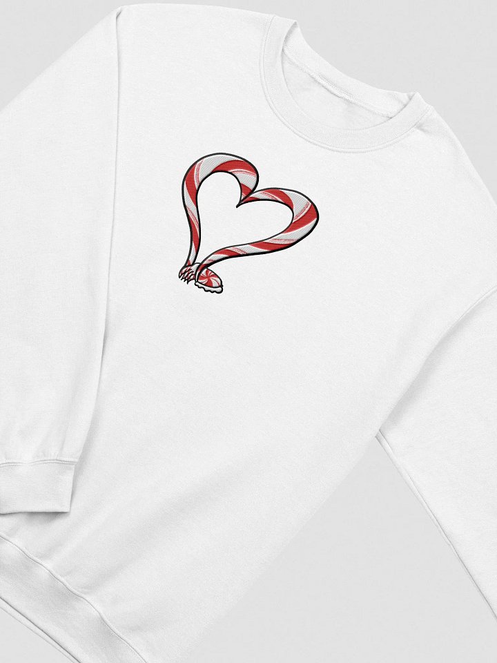 Candycane Tentacle Heart- Embroidered Crewneck Sweatshirt product image (34)