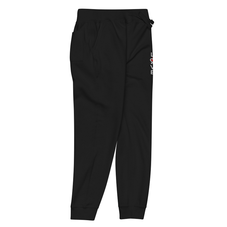 L2A 2025 Dark Slim Embroidered Fleece Joggers product image (5)