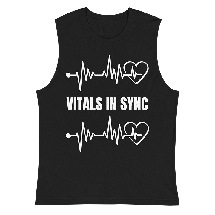 Soundwave ,heartbeat, vitals signs, Muscle Tank product image (2)