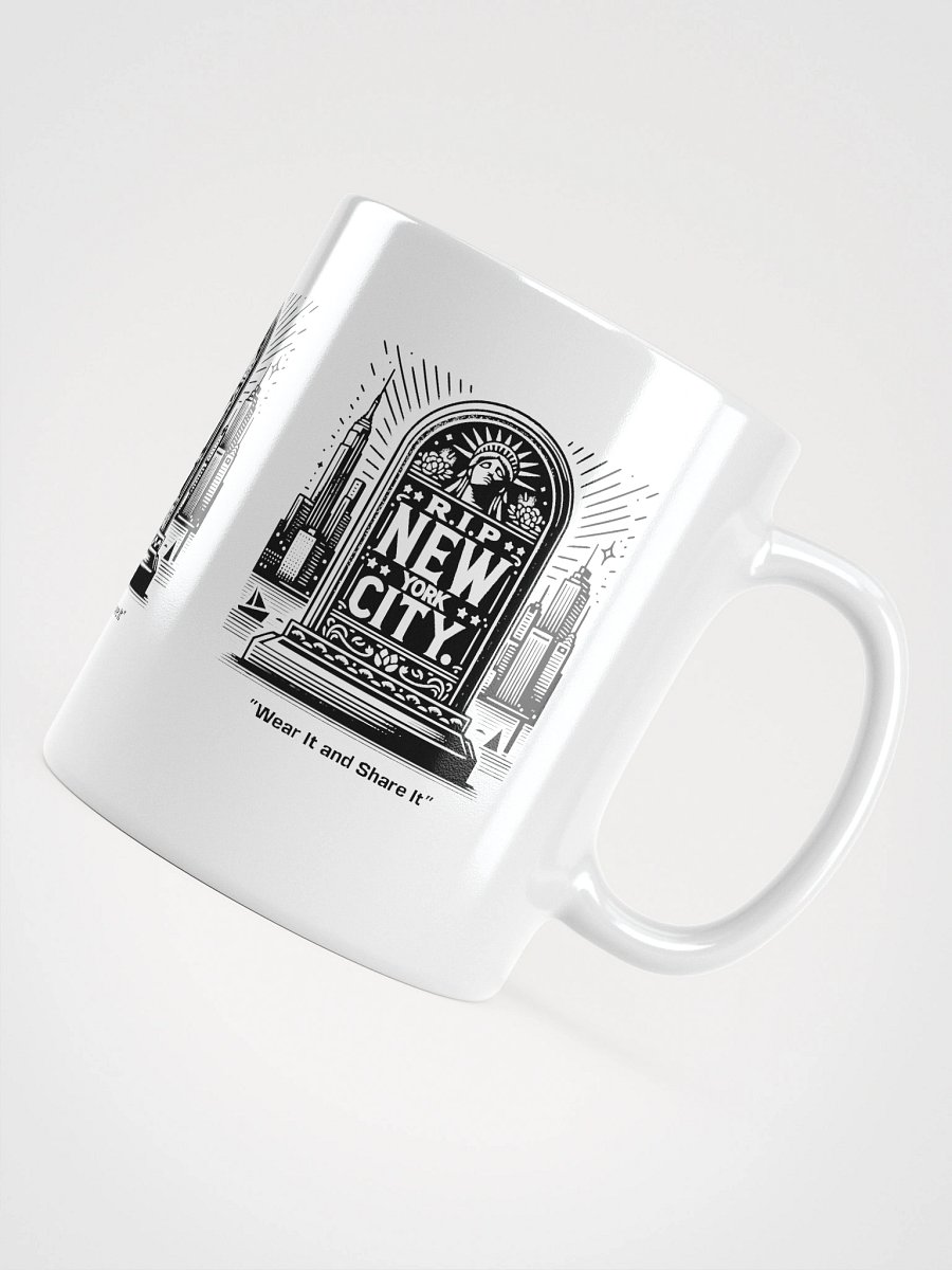 "RIP NYC" mug - black ink product image (14)