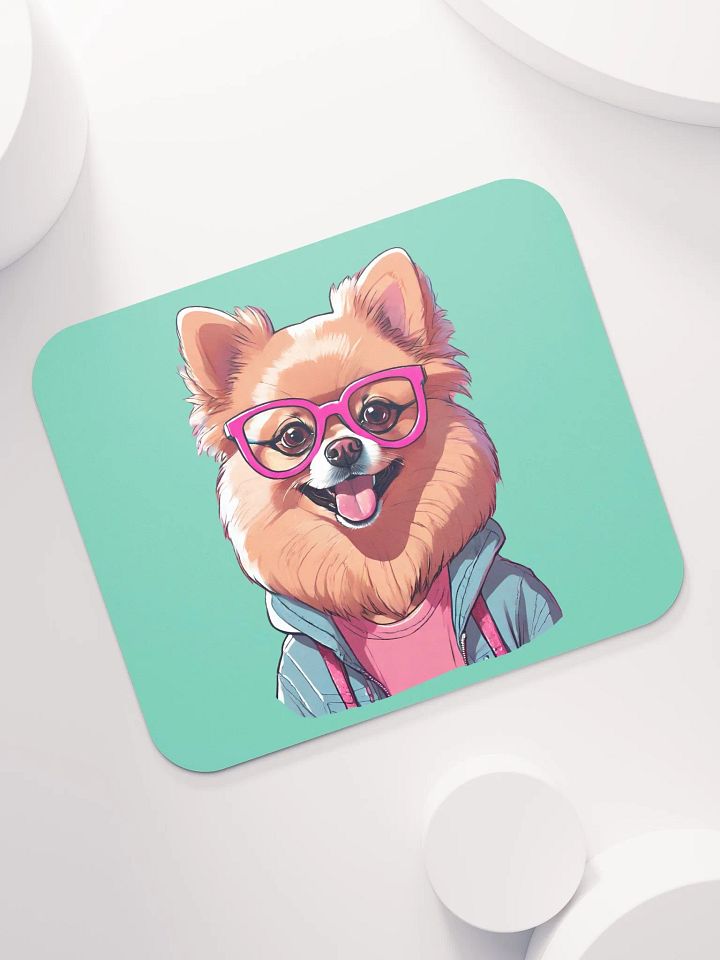 Geeky Pomeranian Mouse Pad product image (2)
