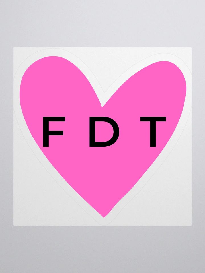 Magenta FDT Sticker. product image (1)