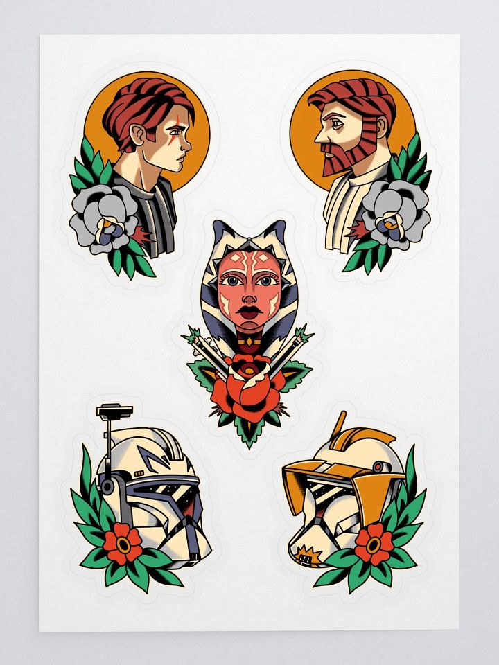 Clone Wars Flash - Sticker Sheet product image (1)