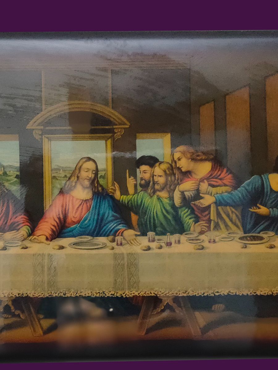 Quadro da Última Ceia de Cristo em Preto - Elegância e História num Presente Único product image (5)