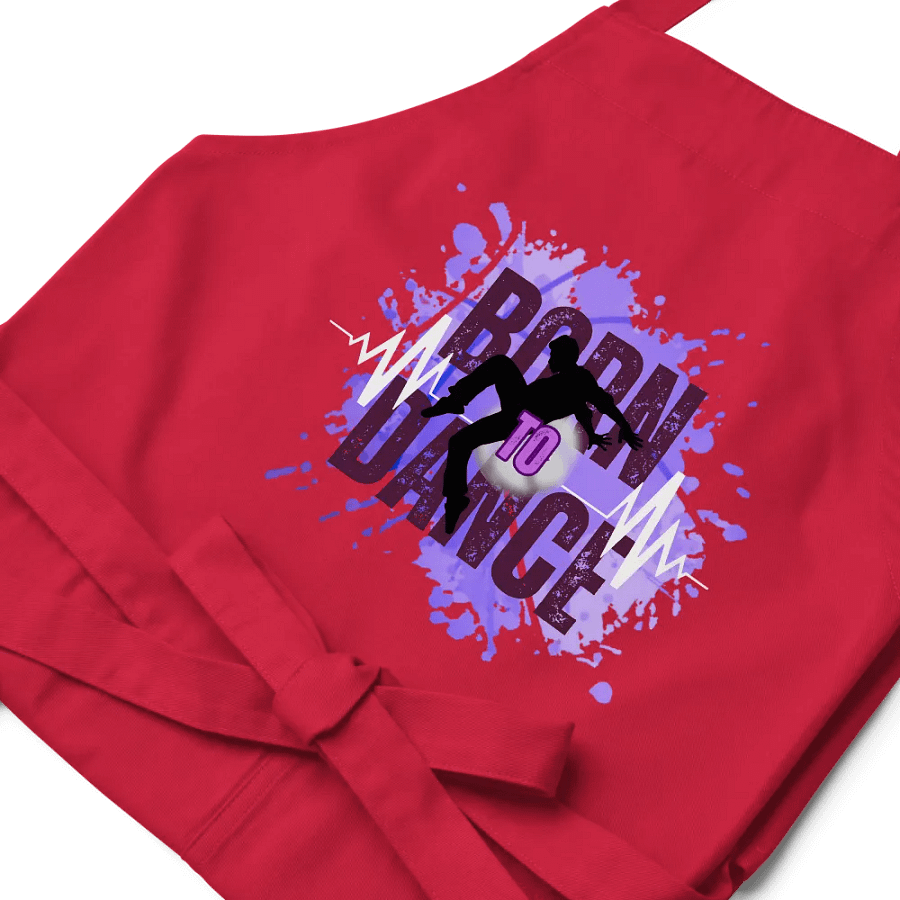 Dynamic Born to Dance Splash His Silhouette Apron product image (32)