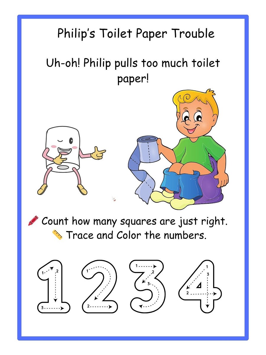 Potty Training Worksheets Printable product image (2)