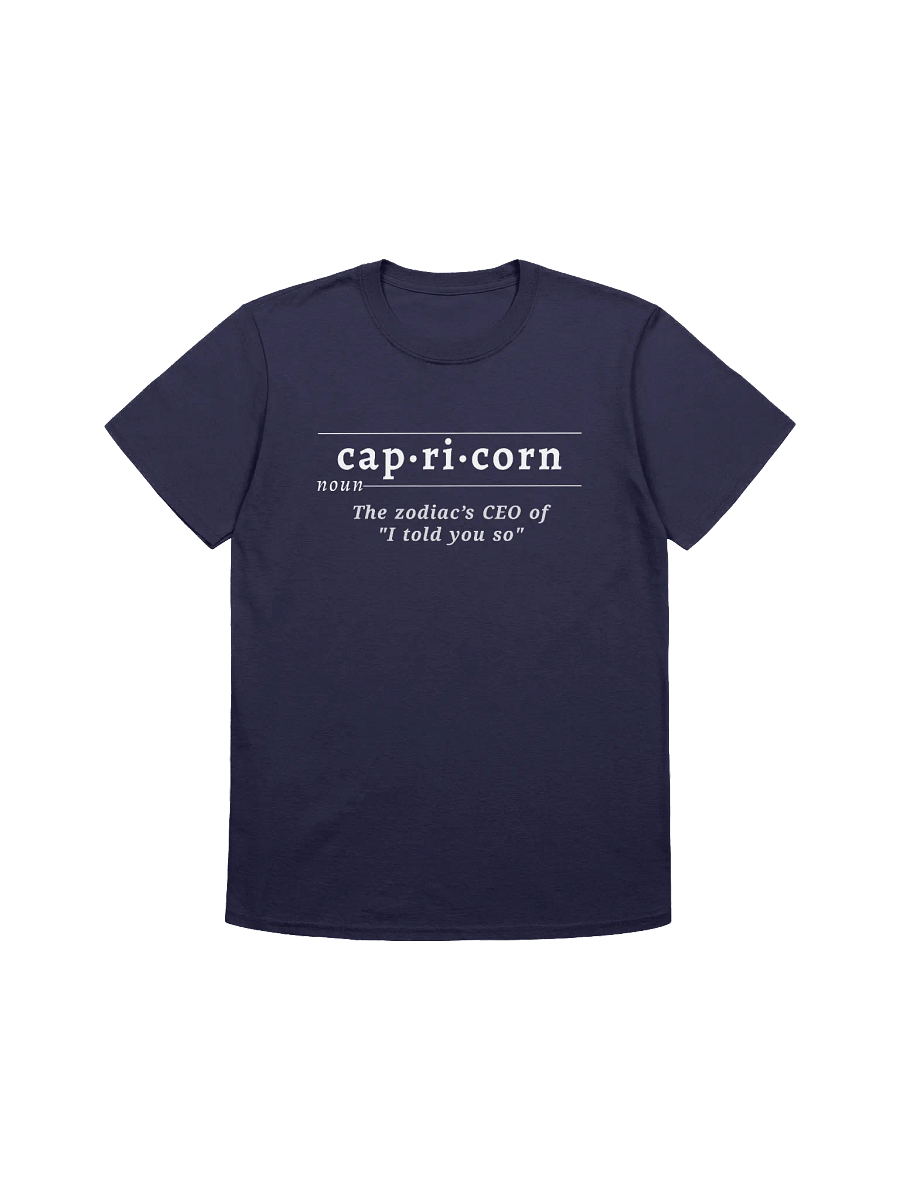 Capricorn Def Unisex Tee v2 product image (1)