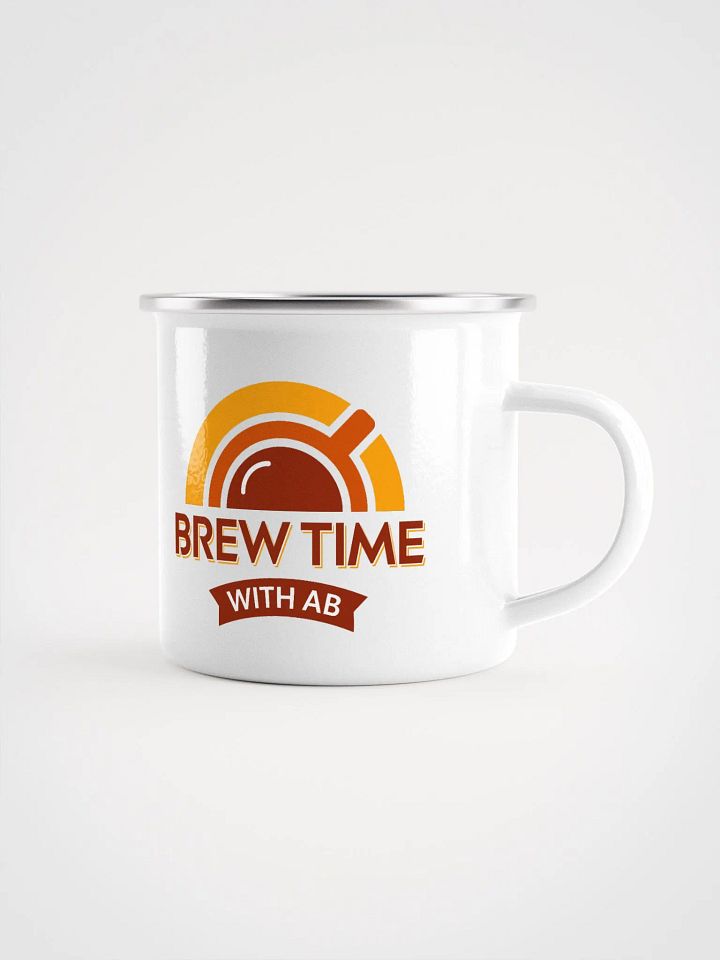 Brew Time Enamel Mug product image (1)