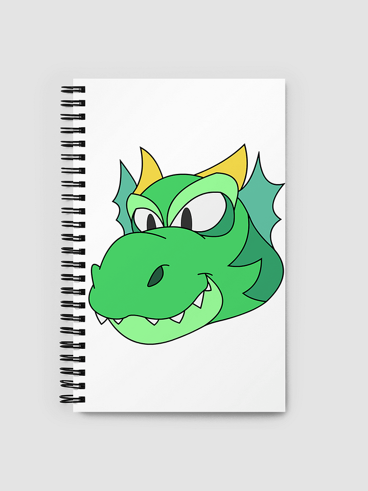Happy Green Dragon Spiral Notebook product image (1)