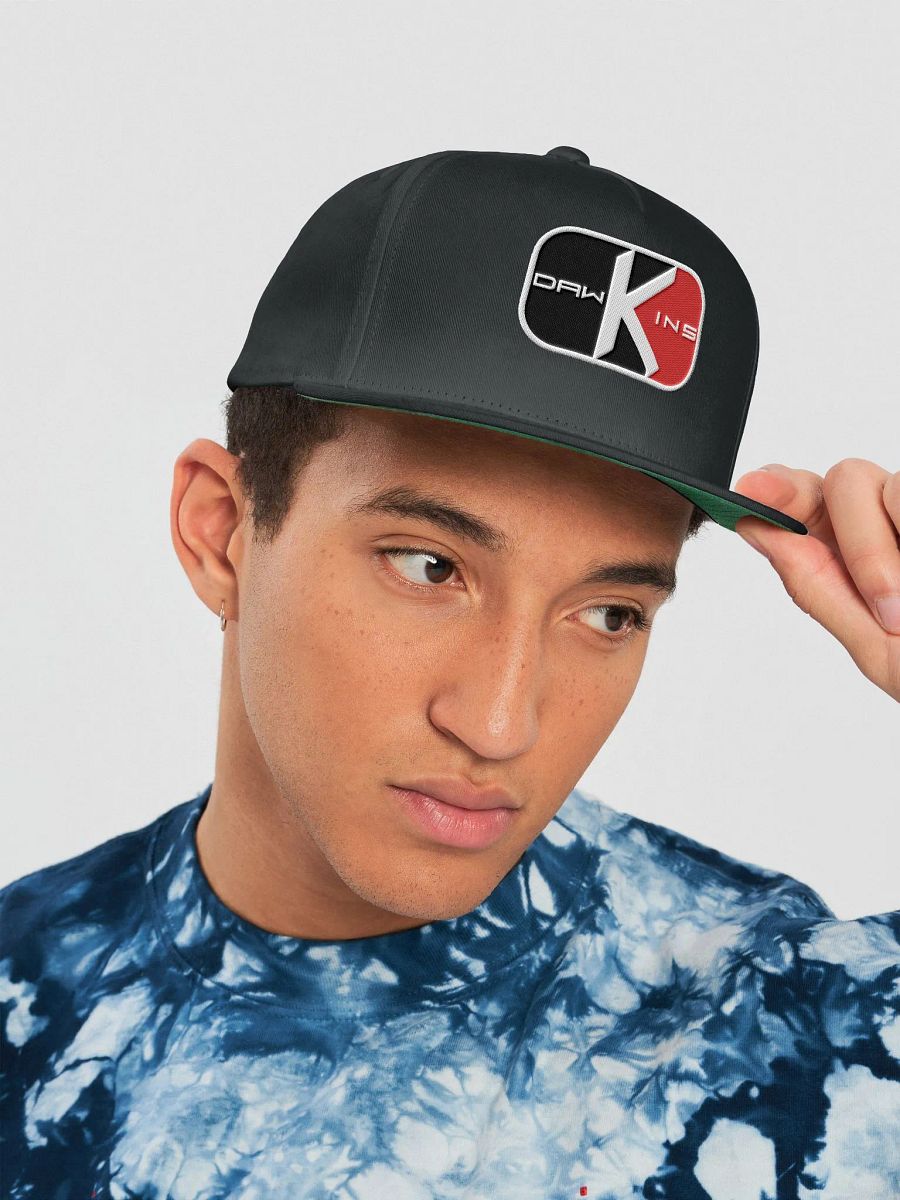 Dawkins Flat Snap Back Hat Black product image (5)