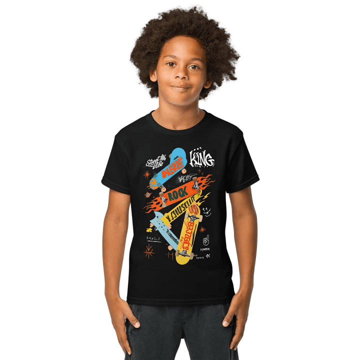 Colorful Skateboard Paradise Tee product image (1)