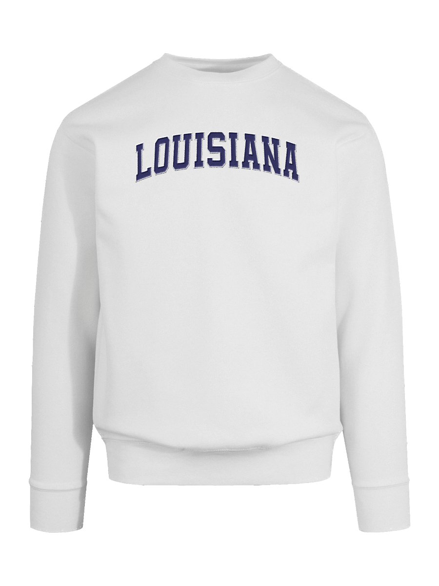 Louisiana Vintage Stylish Embroidery Premium Sweatshirt product image (94)