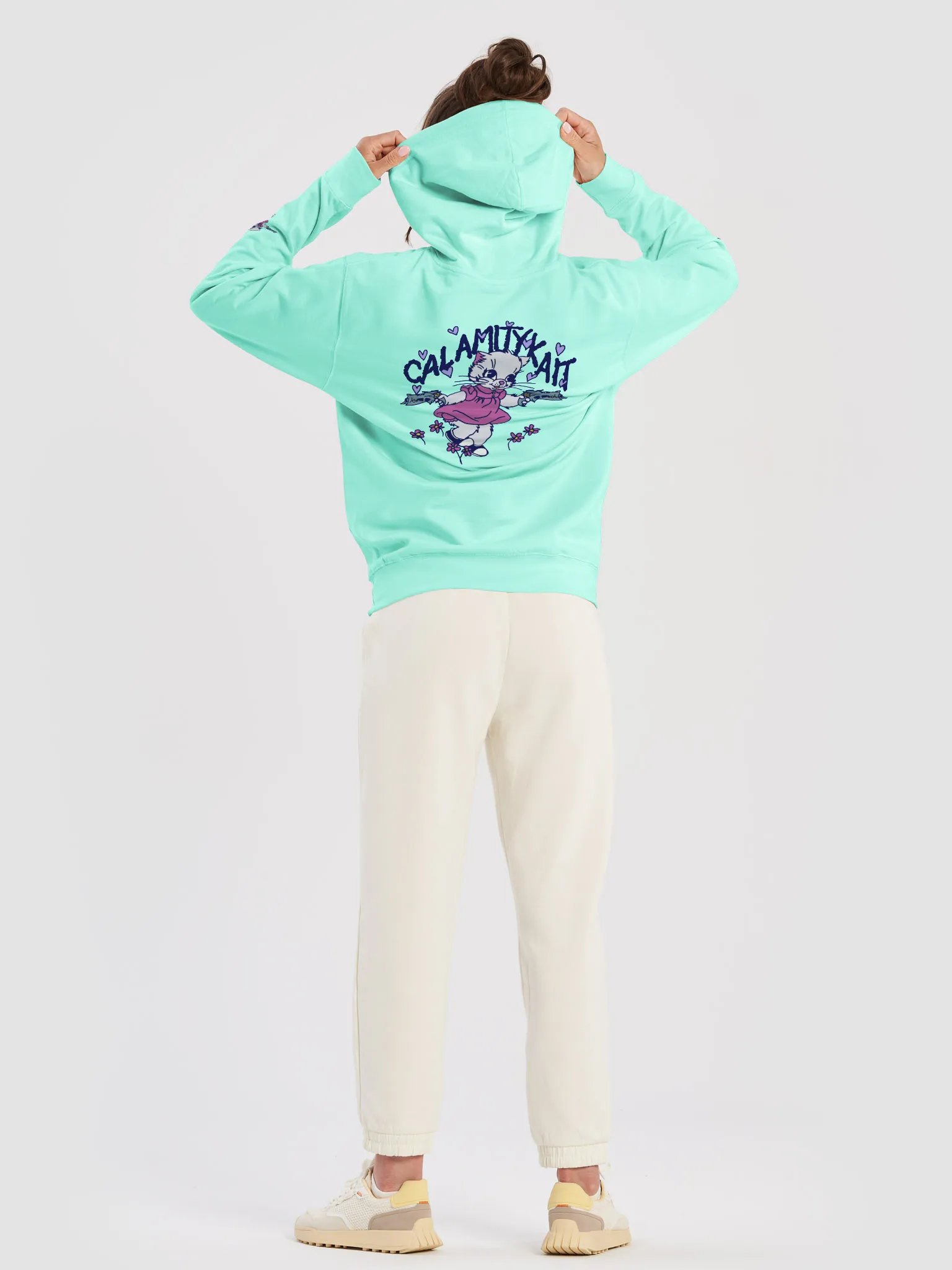 CALAMITYKAT BACK LOGO + ACCENT HOODIE product image (42)