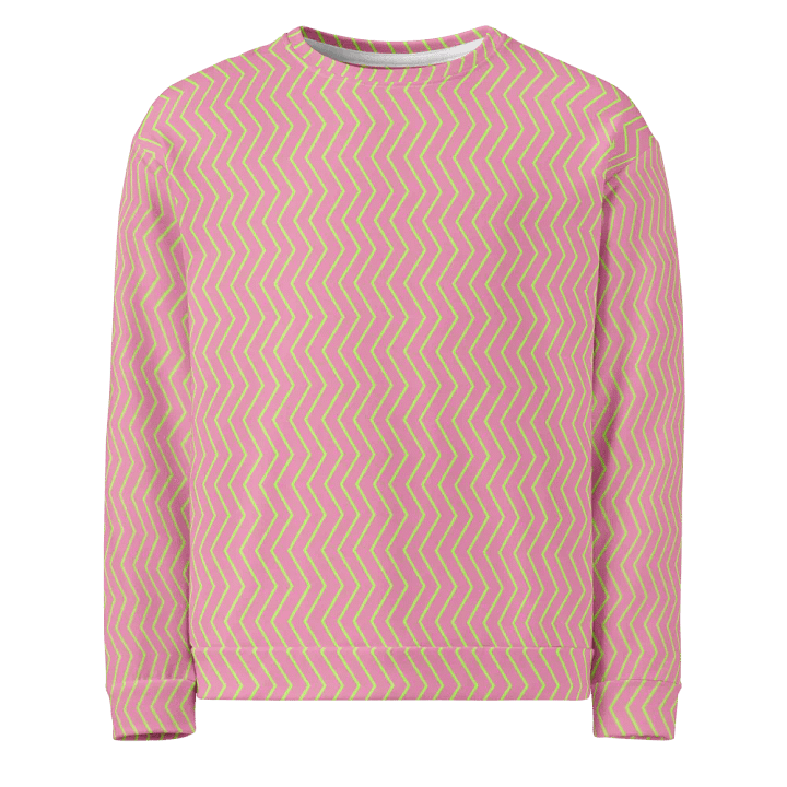 Zigzag Zest All-Over Print Unisex Sweatshirt product image (1)