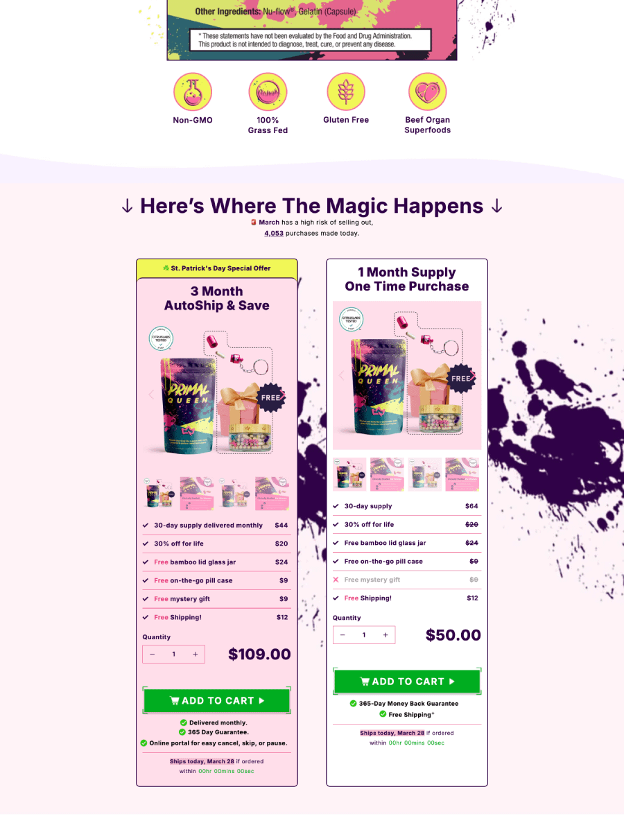 Primal Queen - Replo Landing Page Template product image (10)