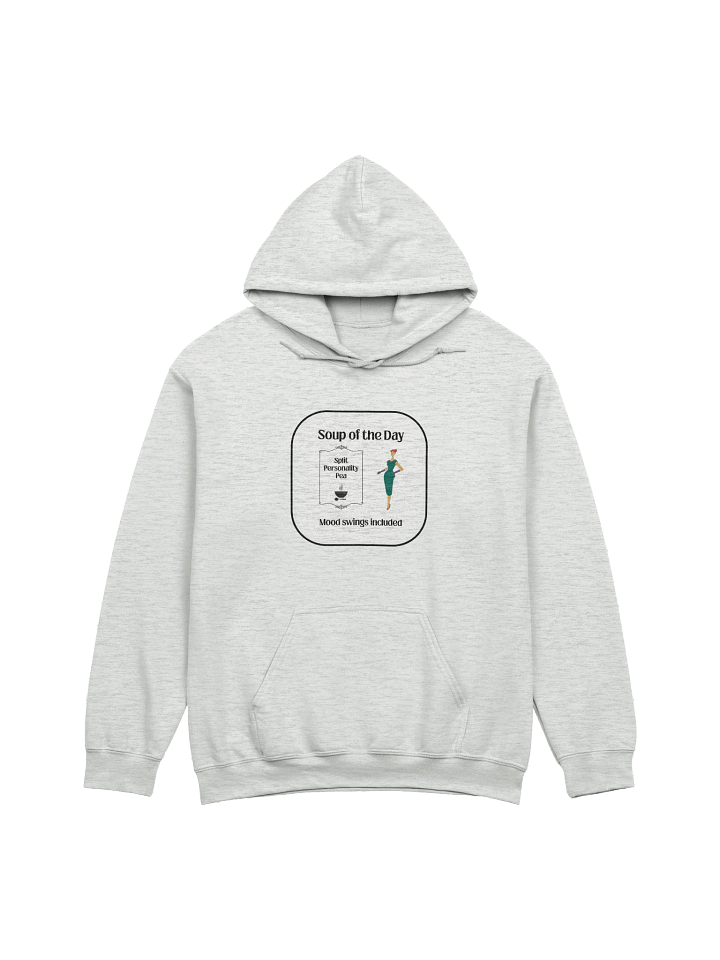 Soup of the Day: Split Personality Pea | Funny Mood Swings Hoodie product image (3)