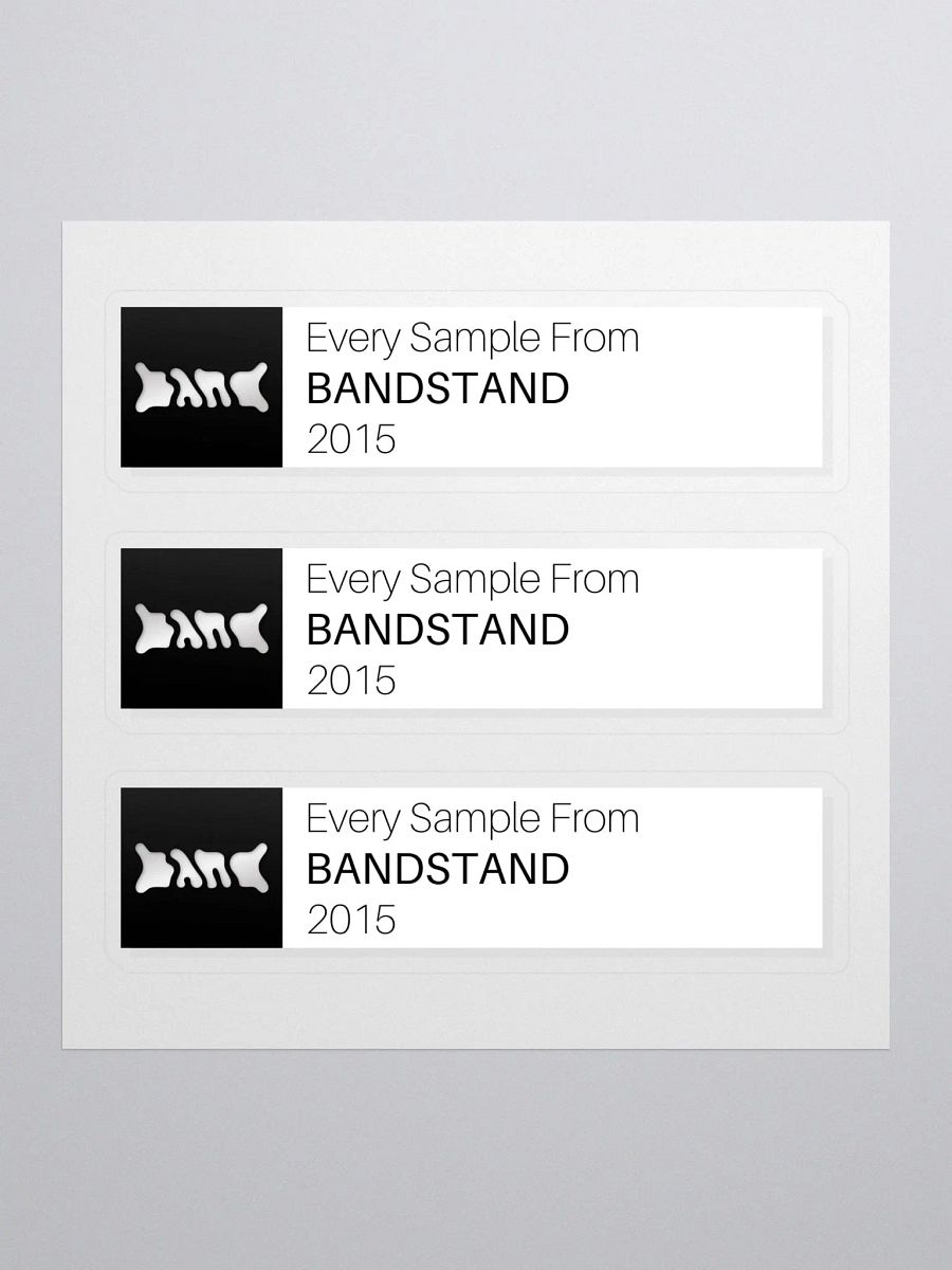 Song & Artist Tab Sticker 3pk product image (1)