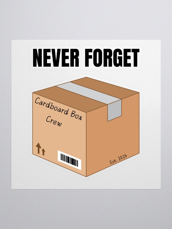 Cardboard Box Stickers product image (2)