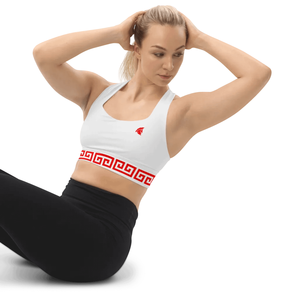 Deimos Longline Sports Bra White product image (2)