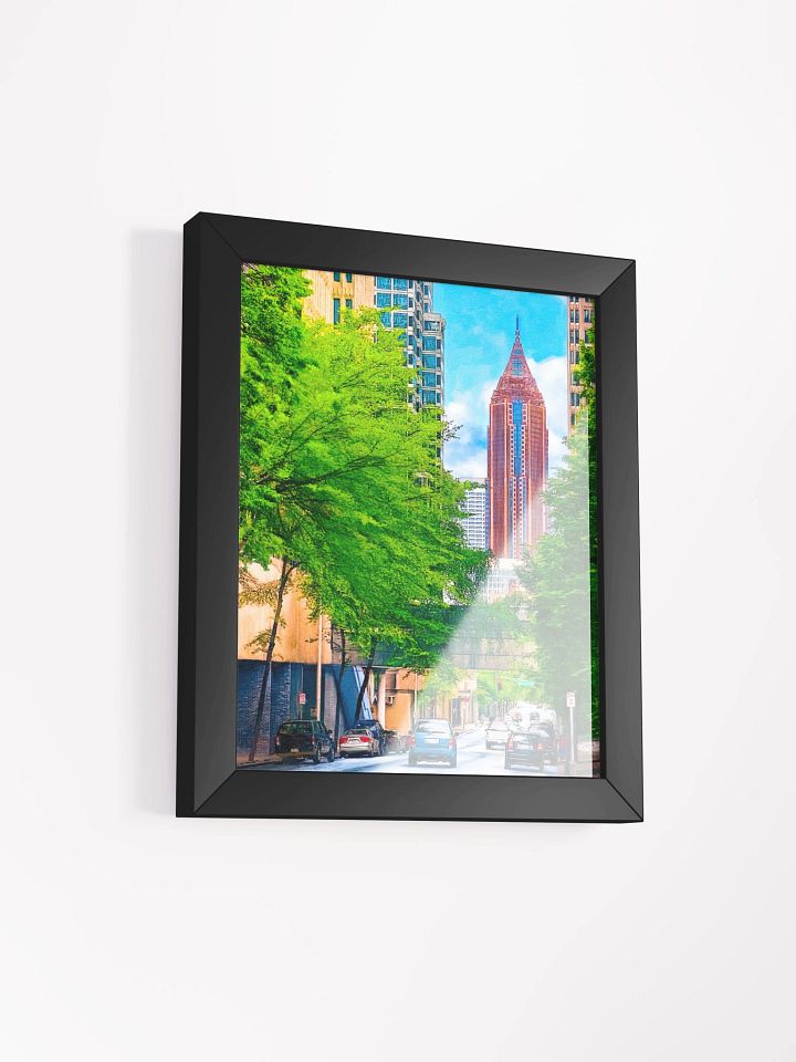 Atlanta Skyscrapers – Bank of America Plaza Studio Framed Print product image (24)