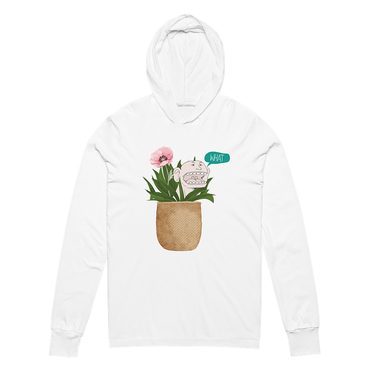 Surprised Botanical Face Hooded Tee product image (2)