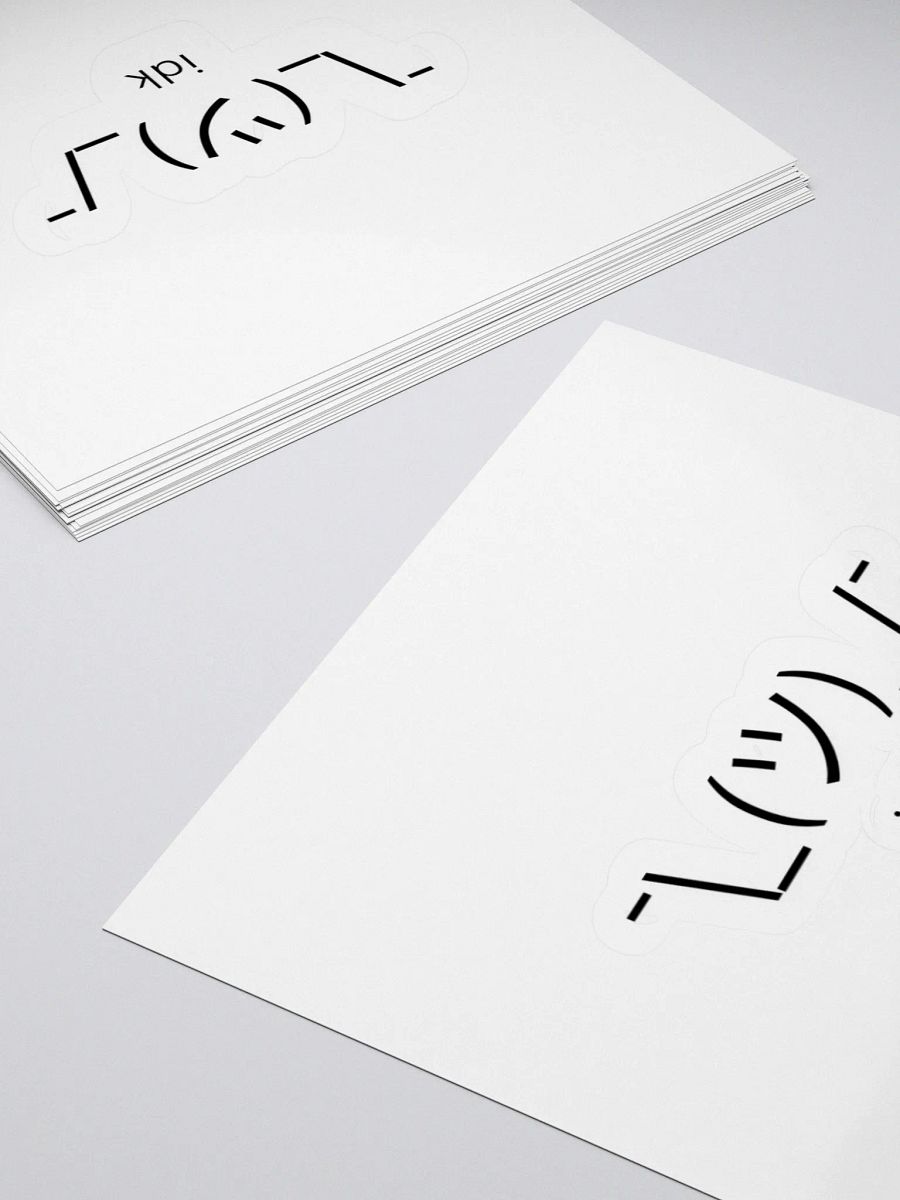 Shrug Sticker product image (14)