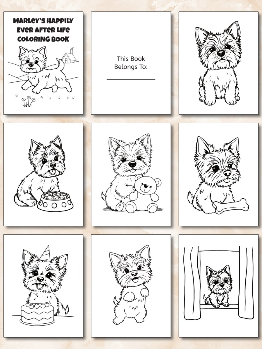 Printable Marley's Happily Ever After Coloring Book product image (2)