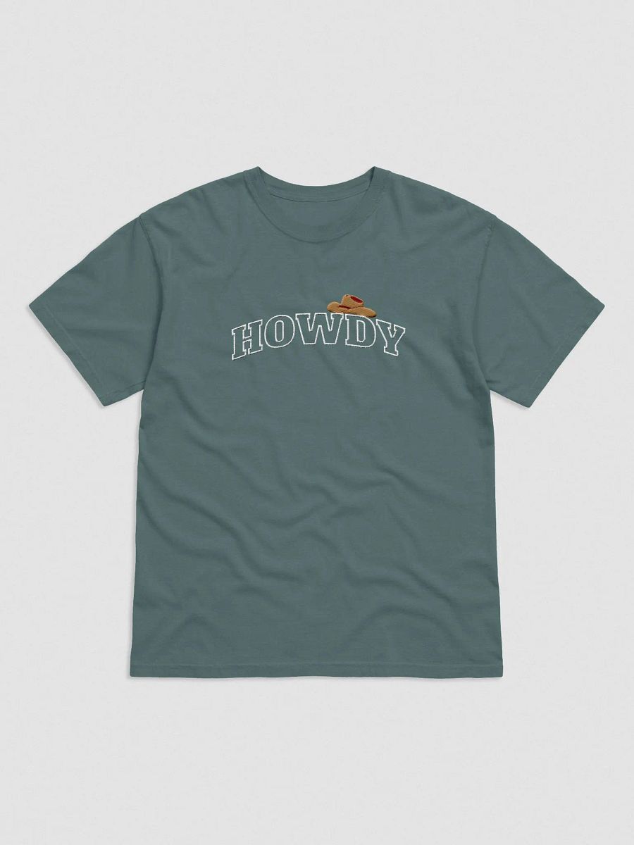 Fun Howdy Embroidery Tee with Cowboy Hat product image (2)