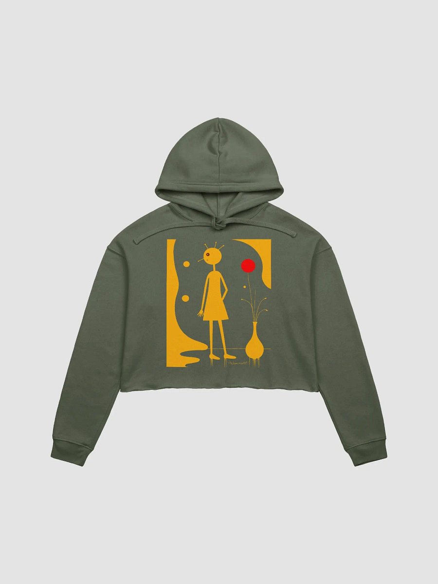 Bella+Canvas Fleece Crop Hoodie product image (2)