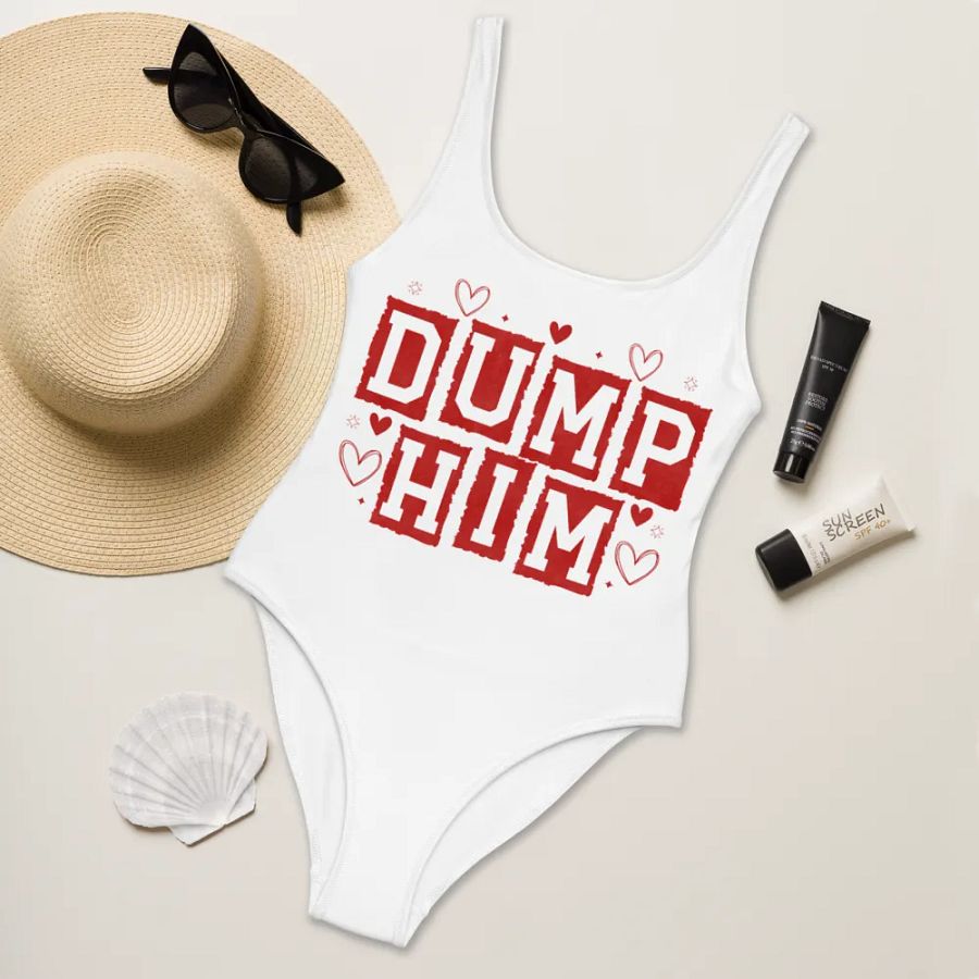 'DUMP HIM' All-Over Swimsuit product image (6)