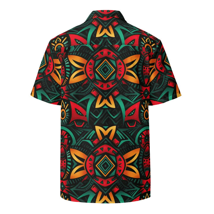 Cultural Canvas: African Black History Month Button-Down Shirt product image (2)