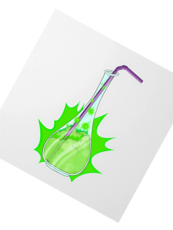 Matcha Beaker sticker product image (2)