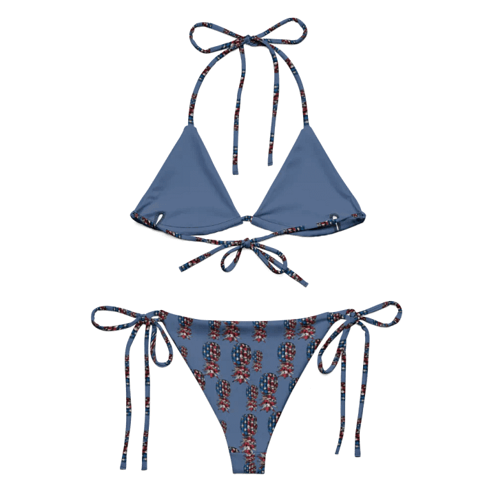 American Flag Upside-Down Pineapple Bikini product image (2)