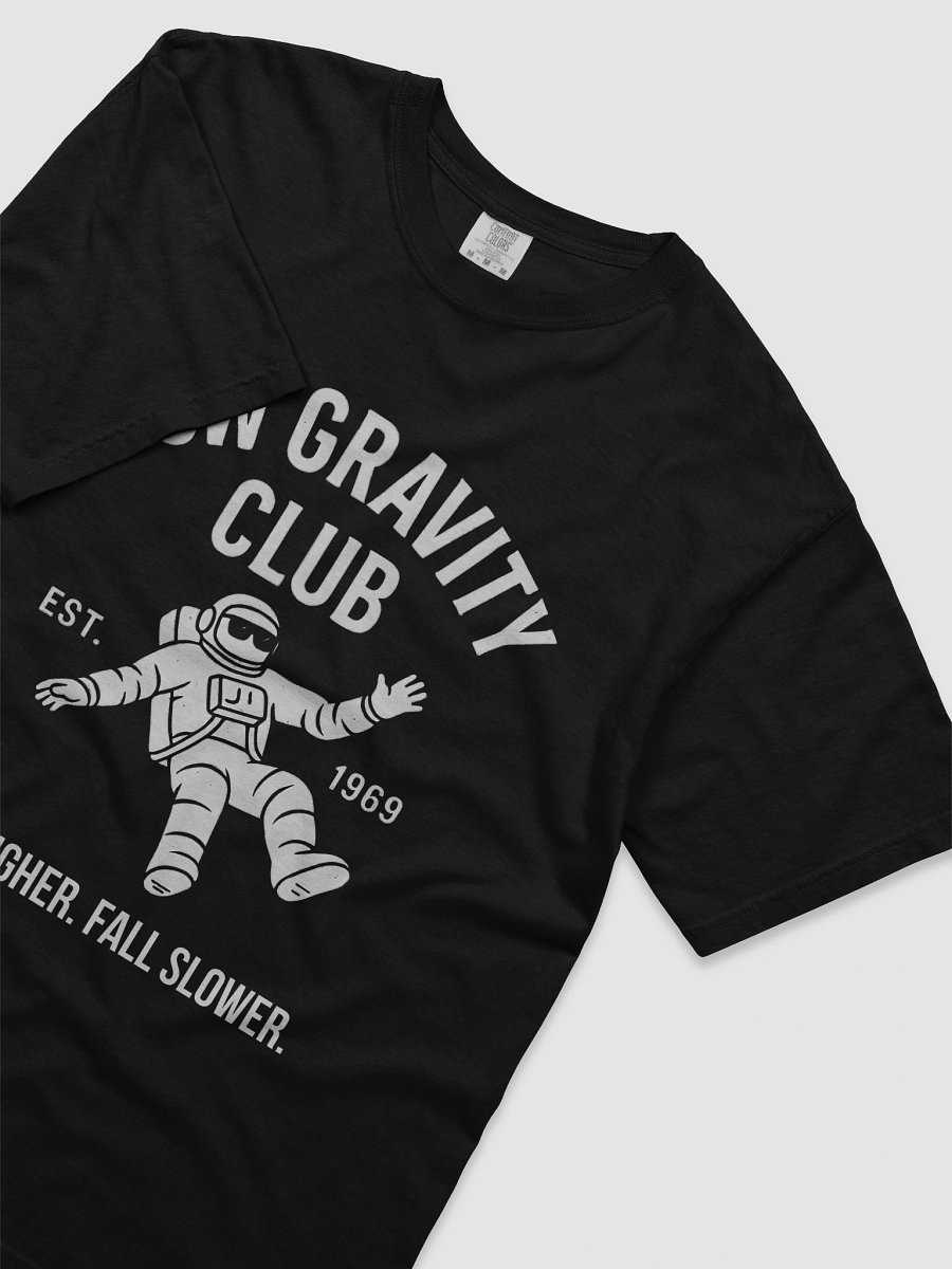 Low Gravity Club T-Shirt – Retro Astronaut Space Tee | Moon Landing 1969 Shirt product image (3)
