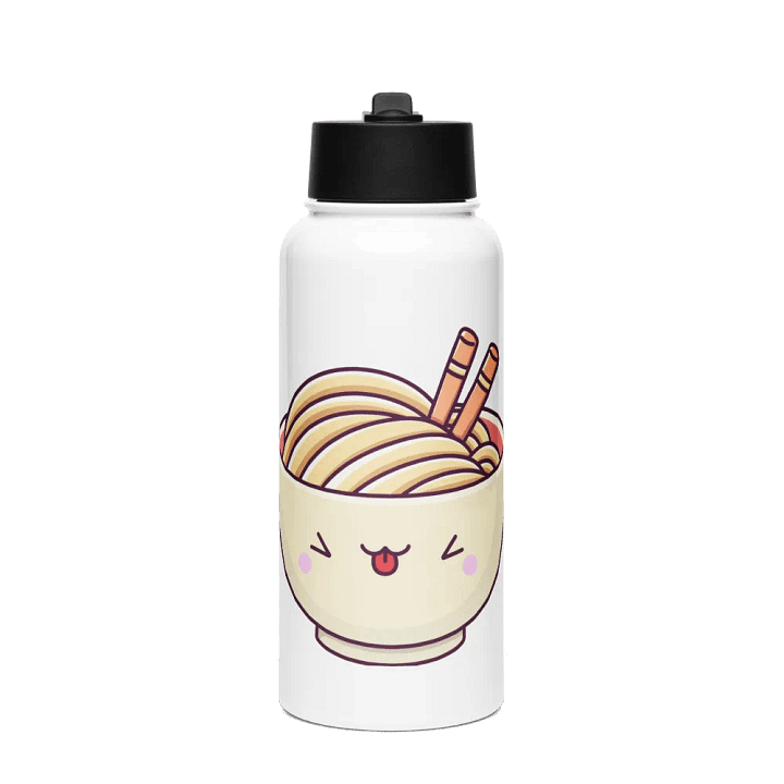 Noodle Stainless Steel Water Bottle product image (1)