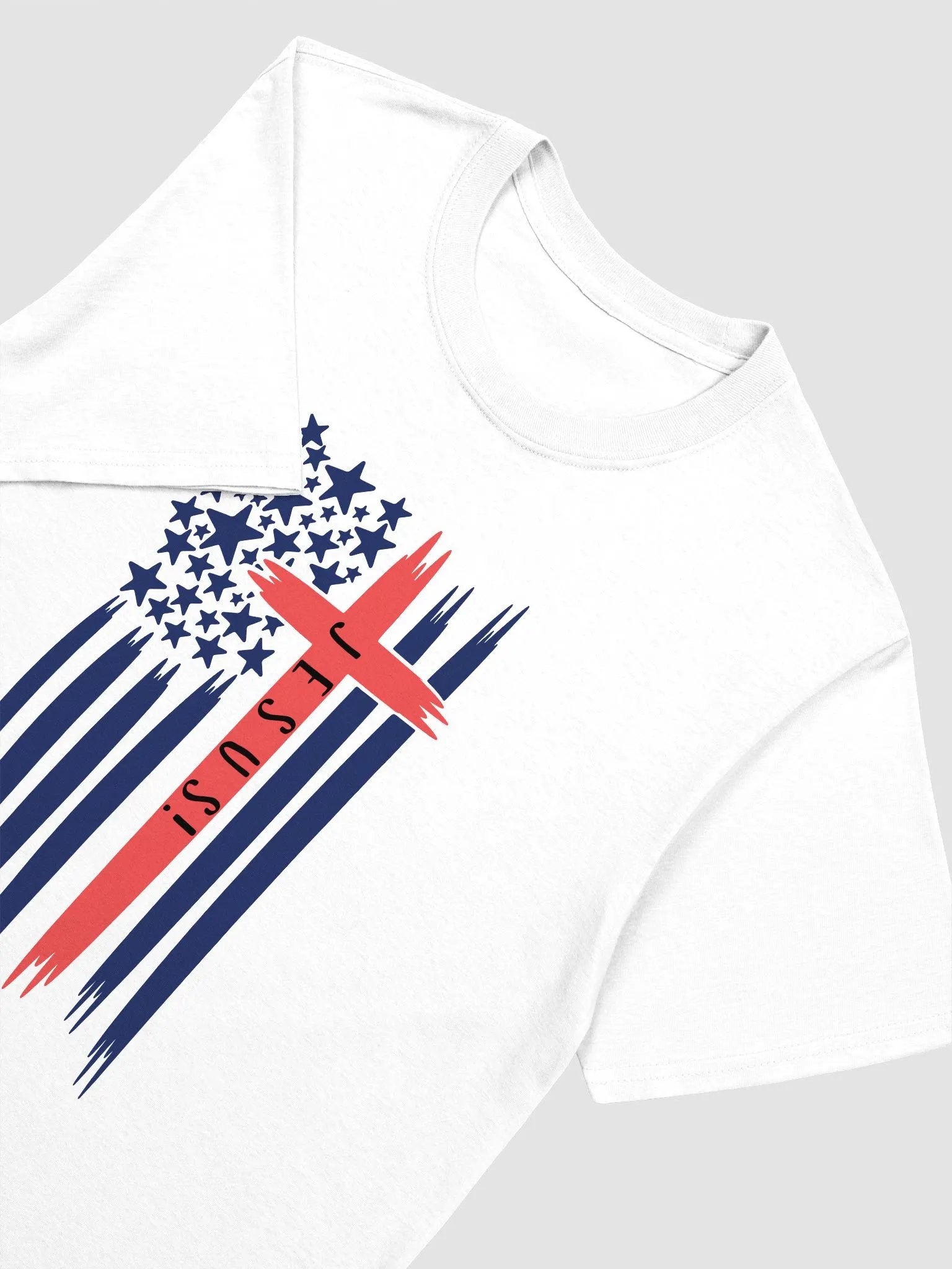 4TH Of July Jesus Flag Cross Patriotic T-Shirt product image (24)