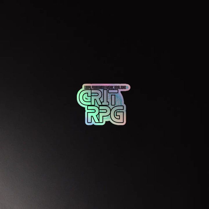 CritRPG Holo Sticker! product image (4)