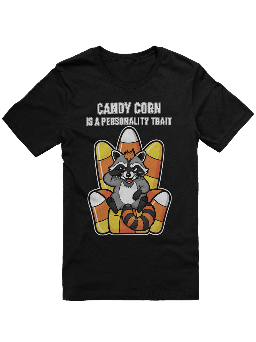 Candy Corn Personality Raccoon T-Shirt product image (3)