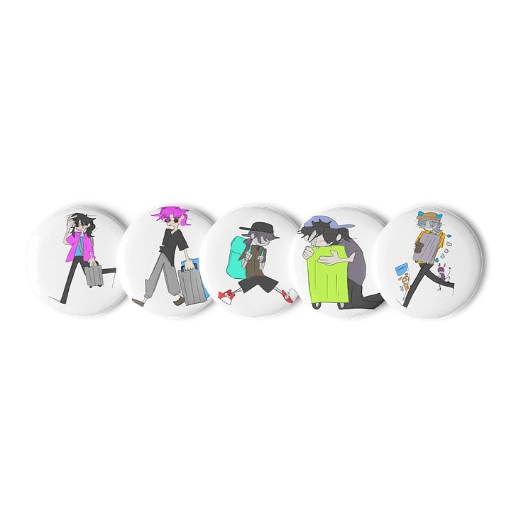 Moon Savers Vacation Pin buttons product image (1)