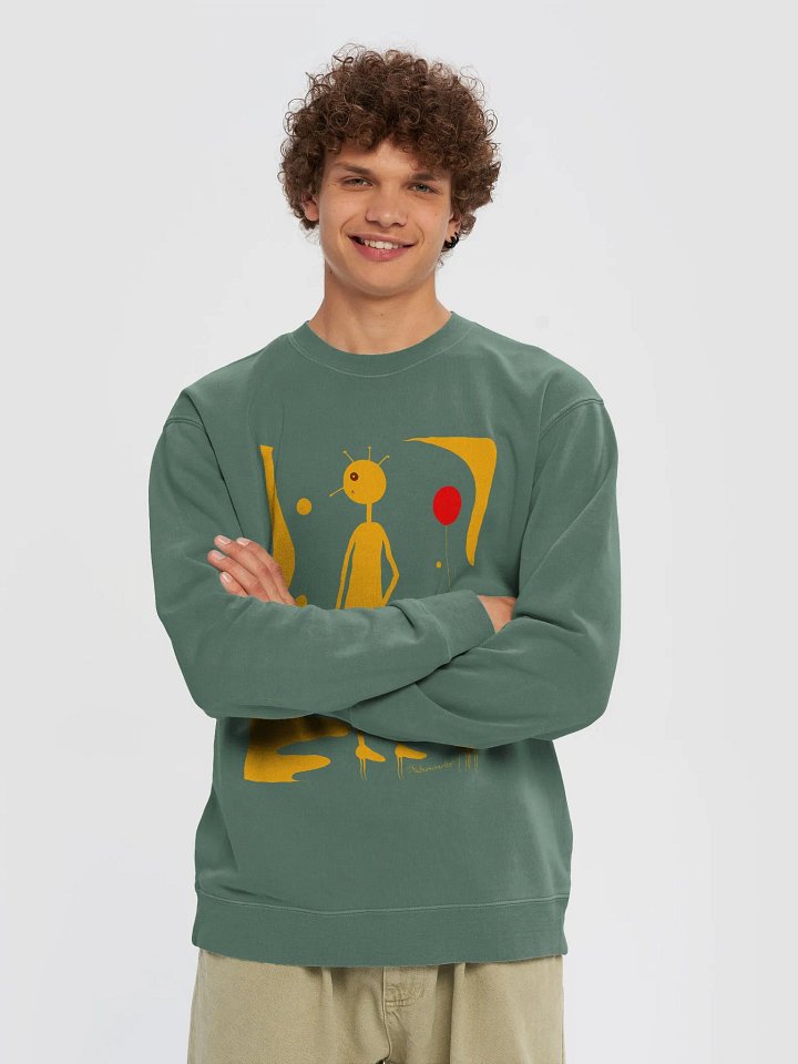 Independent Trading Co. Unisex Midweight Pigment Dyed Sweatshirt product image (2)
