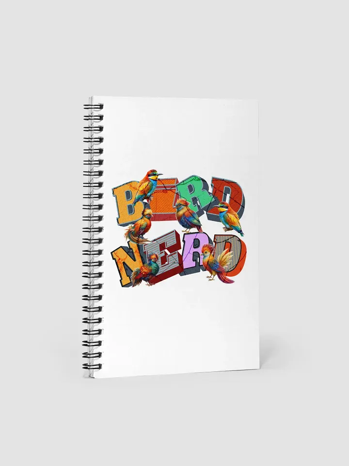 Bird Nerd Avian Alphabet Spiral Notebook product image (1)